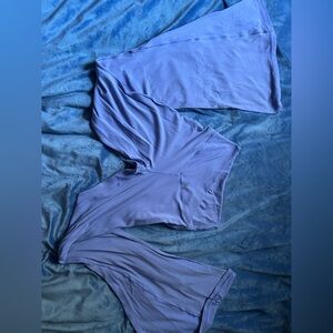 Offline Aerie Periwinkle Flare leggings